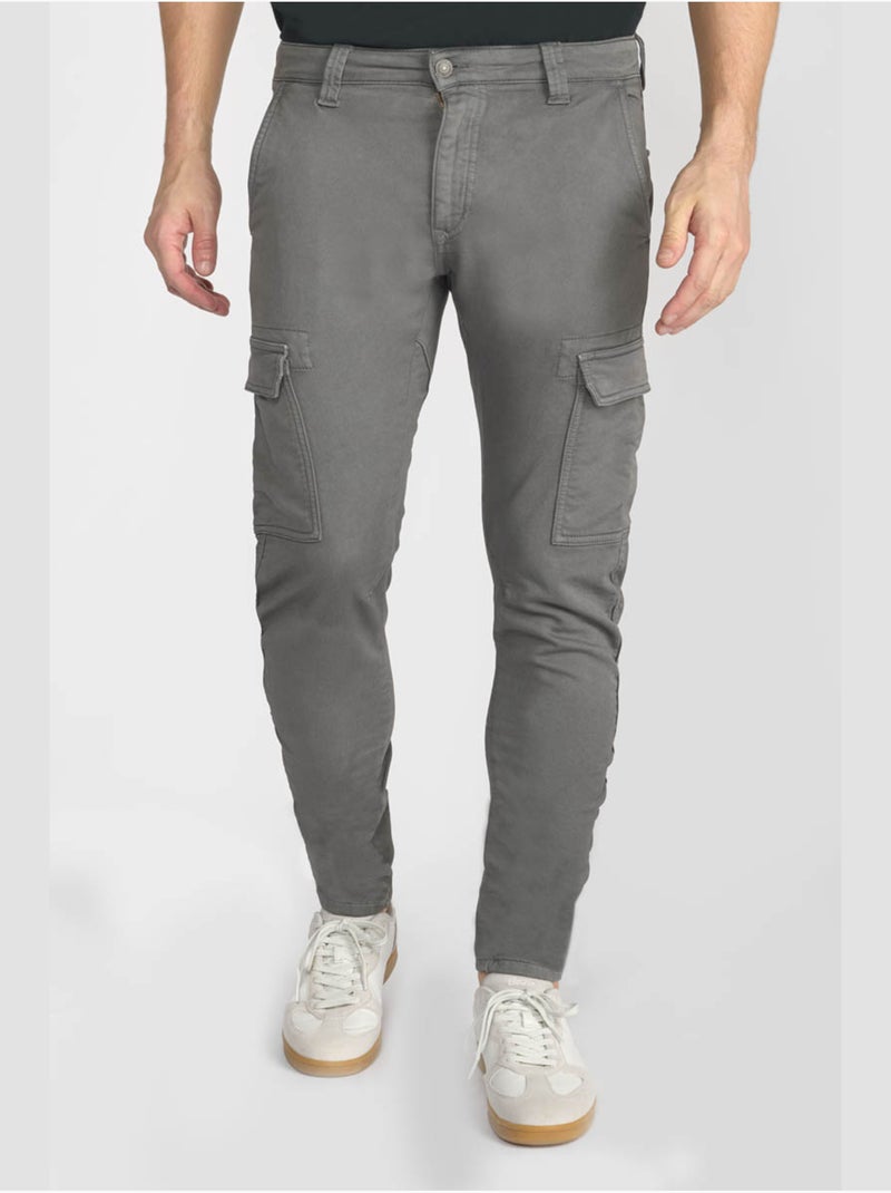 Pantalon KOGE carotte 'Le Temps Des Cerises' Gris - Kiabi