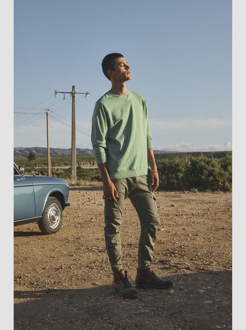 Pantalon KOGE carotte 'Le Temps Des Cerises' - Kiabi