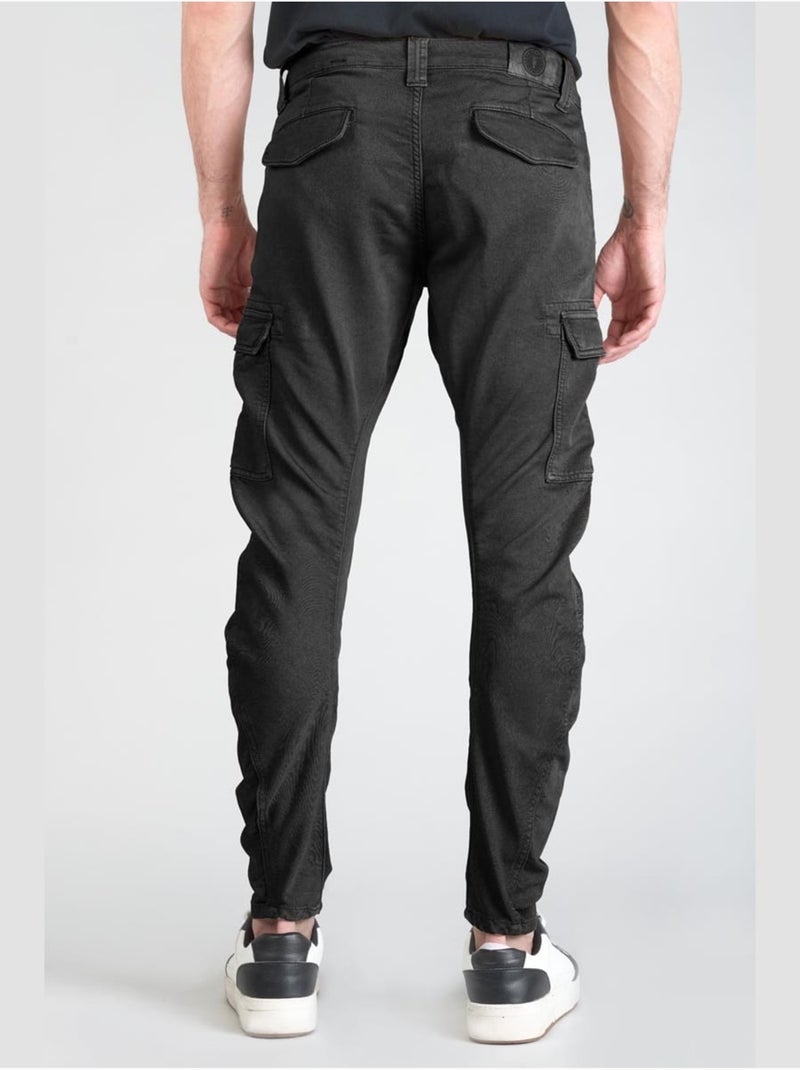 Pantalon KOGE carotte 'Le Temps Des Cerises' Noir - Kiabi