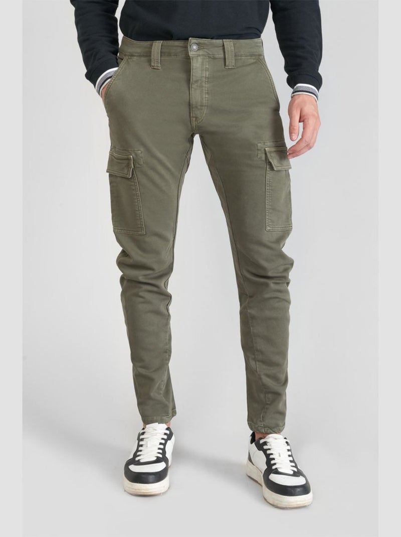 Pantalon KOGE carotte 'Le Temps Des Cerises' Vert - Kiabi