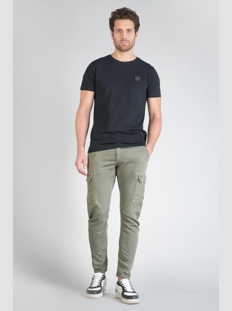 Pantalon KOGE carotte 'Le Temps Des Cerises' Vert - Kiabi