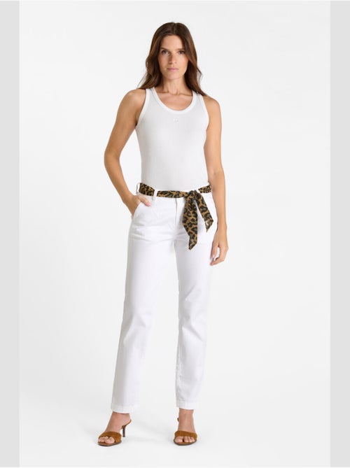 Pantalon kristin droite 'le temps des cerises' - Kiabi