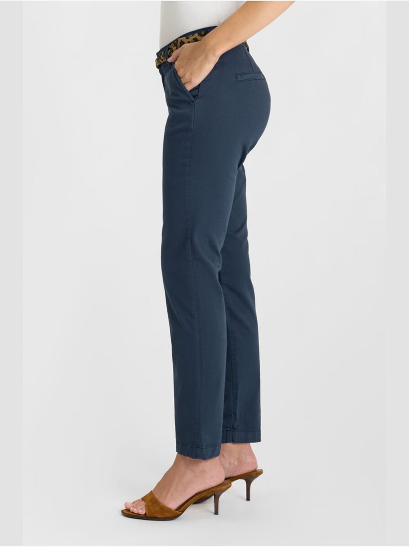 Pantalon KRISTIN droite 'Le Temps Des Cerises' Bleu - Kiabi