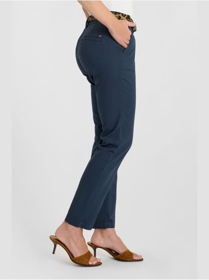 Pantalon KRISTIN droite 'Le Temps Des Cerises' Bleu - Kiabi