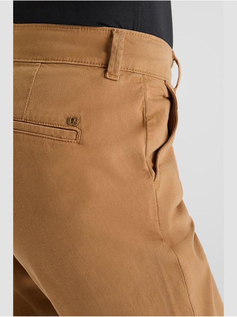 Pantalon KRISTIN droite 'Le Temps Des Cerises' Marron - Kiabi