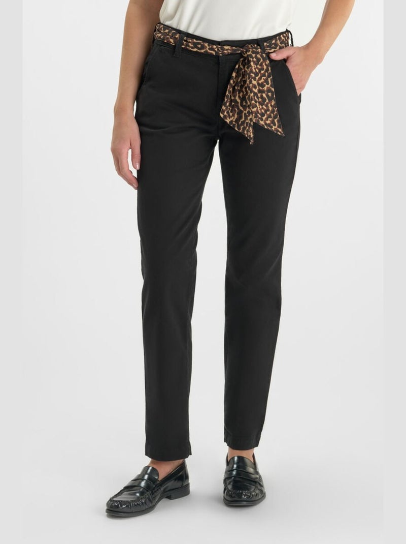 Pantalon KRISTIN droite 'Le Temps Des Cerises' Noir - Kiabi