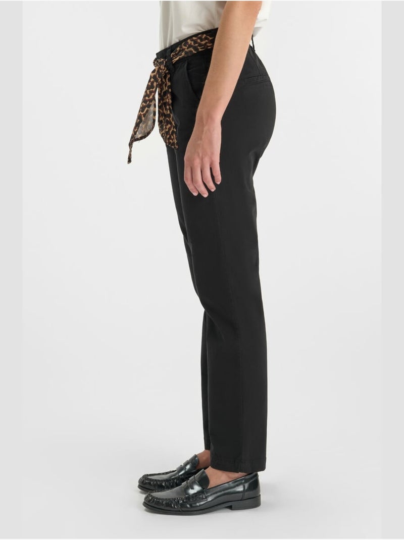 Pantalon KRISTIN droite 'Le Temps Des Cerises' Noir - Kiabi