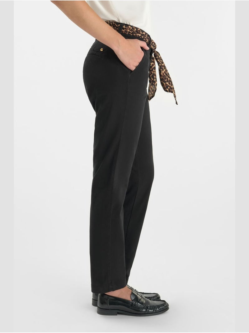 Pantalon KRISTIN droite 'Le Temps Des Cerises' Noir - Kiabi