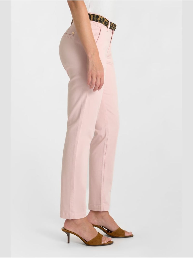 Pantalon KRISTIN droite 'Le Temps Des Cerises' Rose - Kiabi