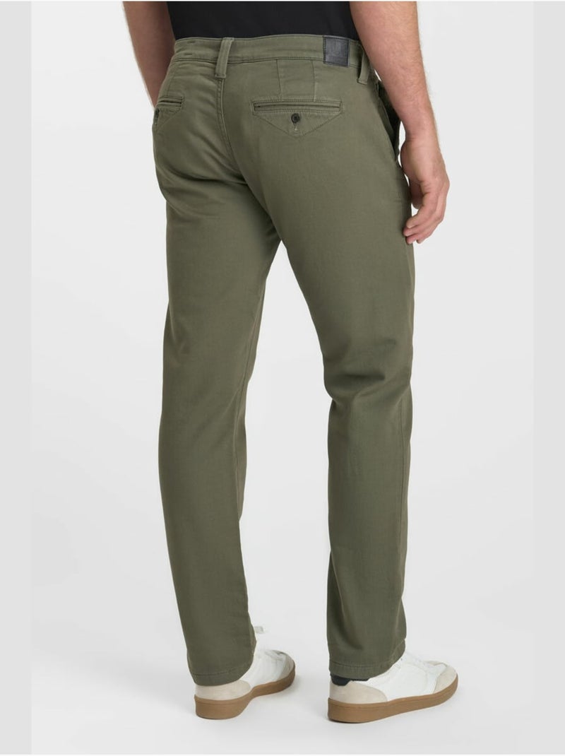 Pantalon KYLE chino 'Le Temps Des Cerises' Kaki - Kiabi