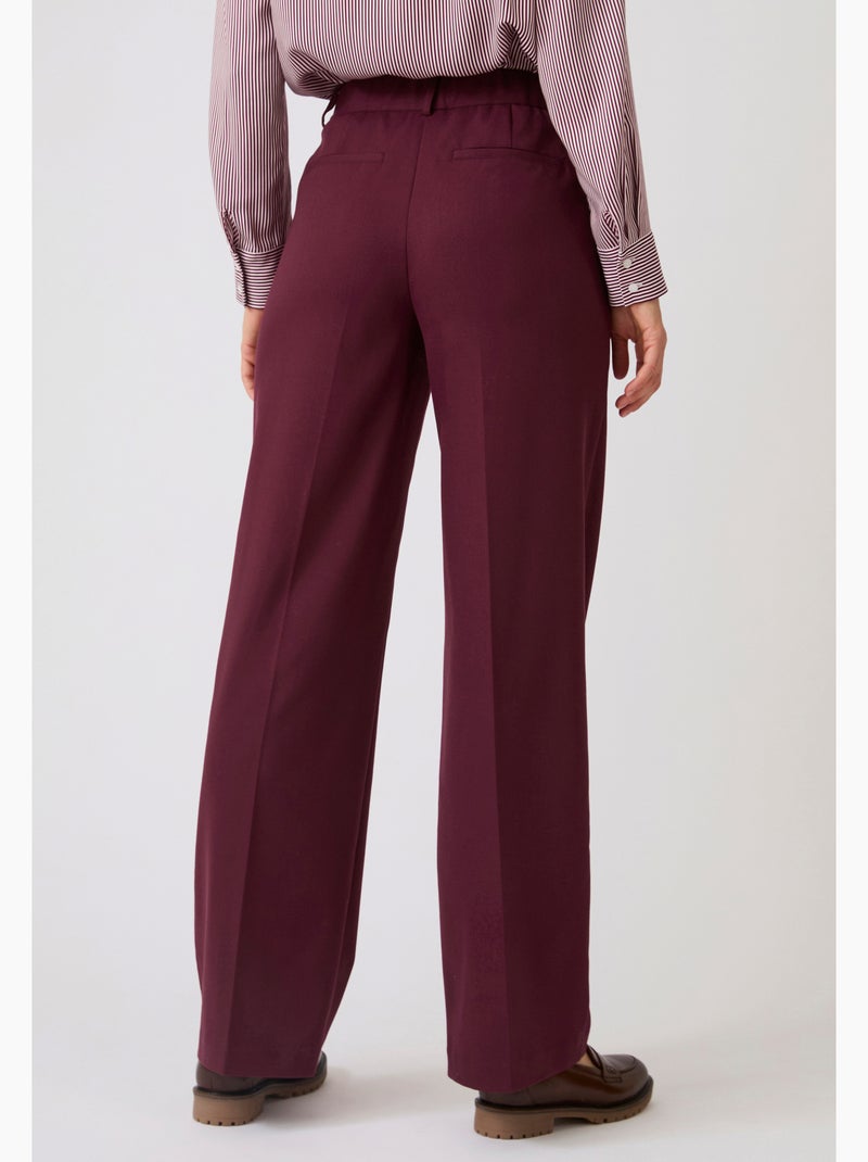 Pantalon large - damart Rouge - Kiabi