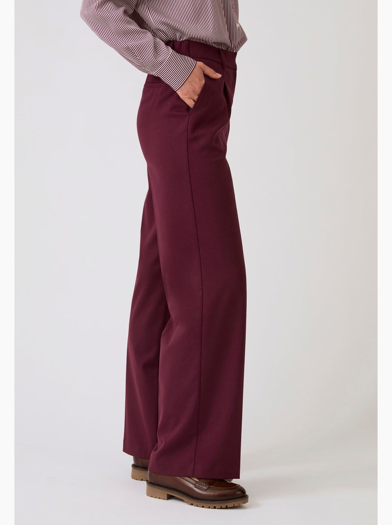 Pantalon large - damart Rouge - Kiabi
