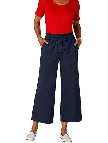 Pantalon Large 55% Lin - Taille Standard - Witt