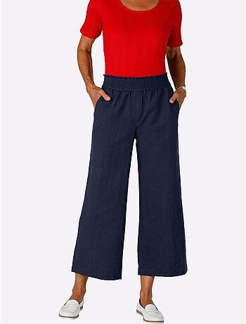 Pantalon Large 55% Lin - Taille Standard - Witt