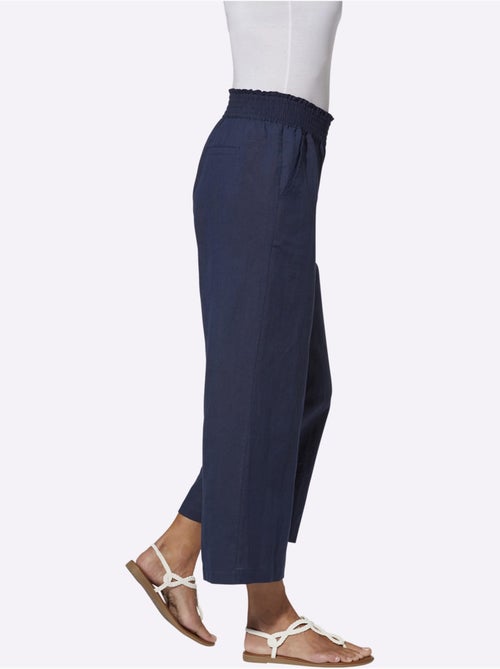 Pantalon Large 55% Lin - Taille Standard - Witt - Kiabi