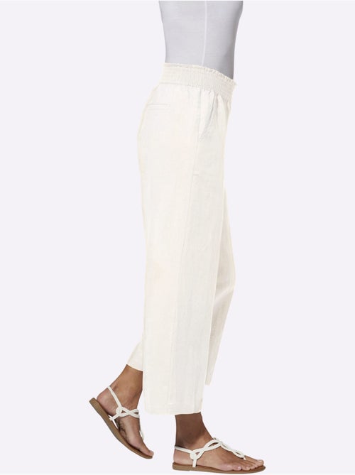 Pantalon Large 55% Lin - Taille Standard - Witt - Kiabi