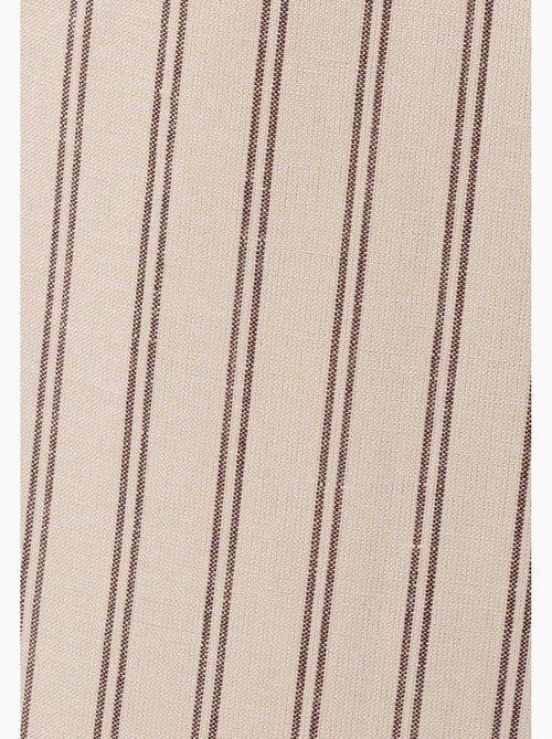 Pantalon large 7/8ème mélange lin - Damart - Kiabi