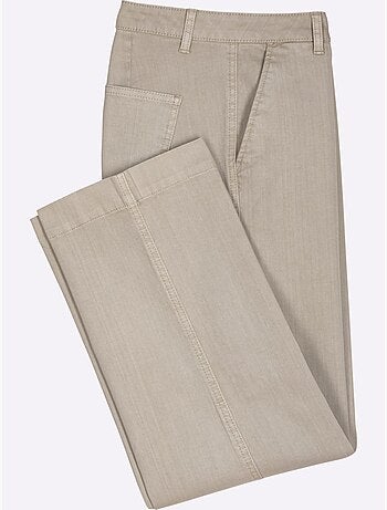 Pantalon Large 96% Coton - Taille Courte - Witt