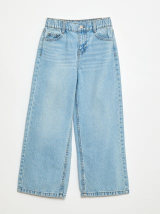 Pantalon large à 5 poches en denim