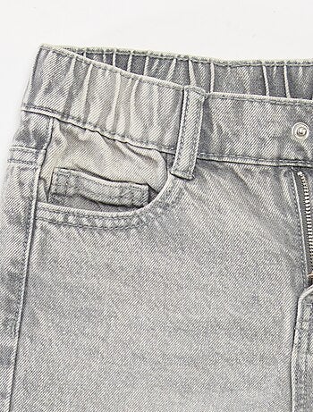 Pantalon large à 5 poches en denim