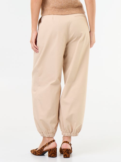 Pantalon large à base élastiquée - Kiabi