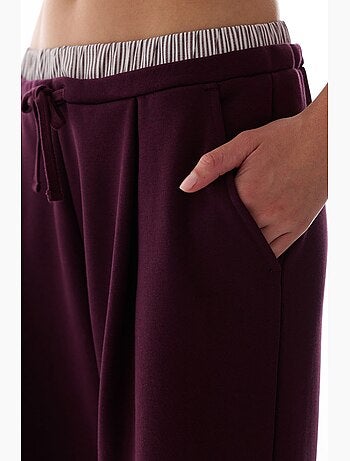 Pantalon large à couches penti