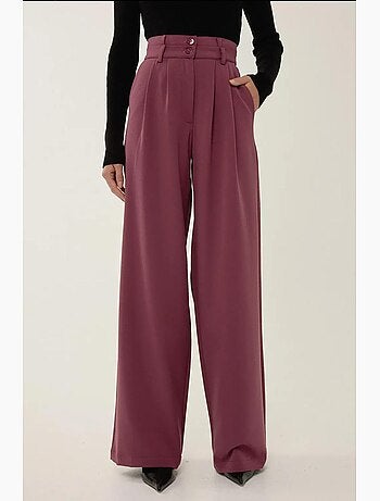 Pantalon large à double taille hiccup