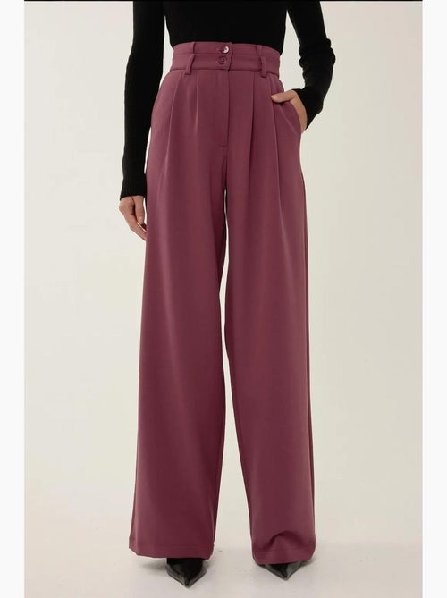 Pantalon large à double taille hiccup - Kiabi