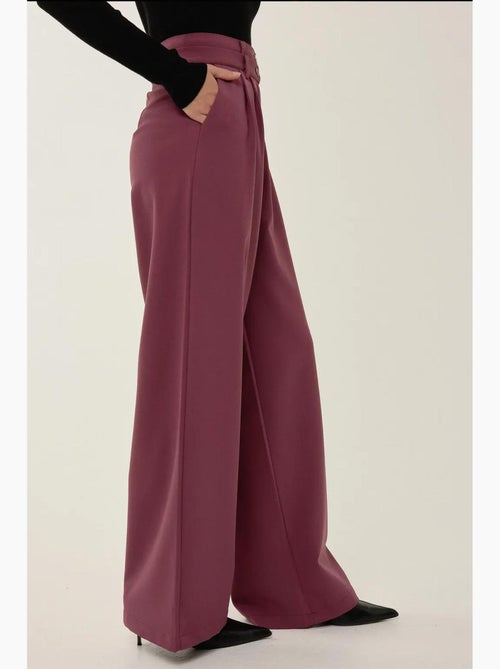 Pantalon large à double taille hiccup - Kiabi