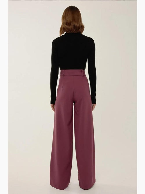 Pantalon large à double taille hiccup - Kiabi