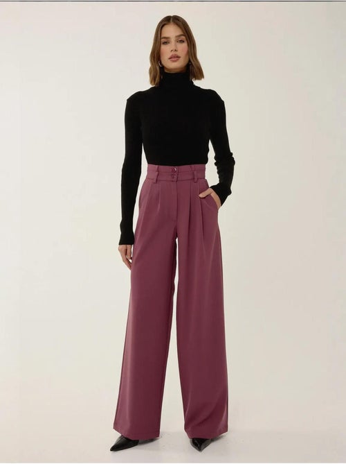 Pantalon large à double taille - Kiabi Pantalon large à double taille - Kiabi