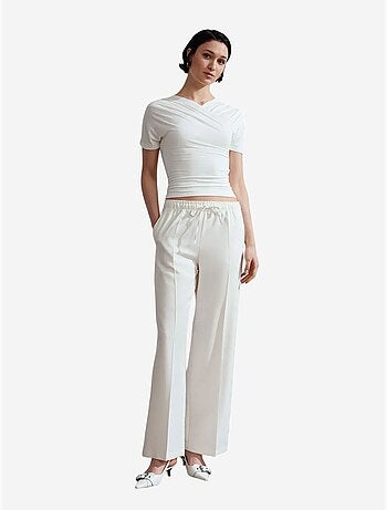 Pantalon large à enfiler dilvin
