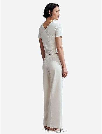 Pantalon large à enfiler dilvin