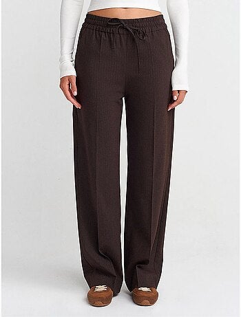 Pantalon large à enfiler dilvin