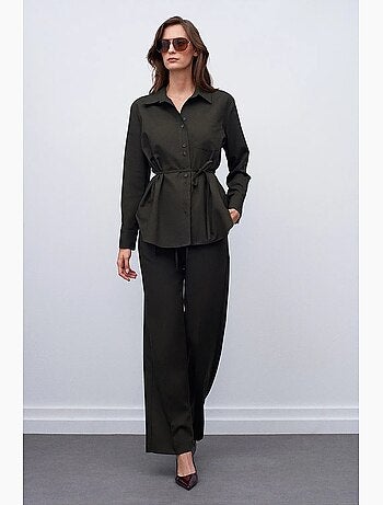 Pantalon large à enfiler dilvin