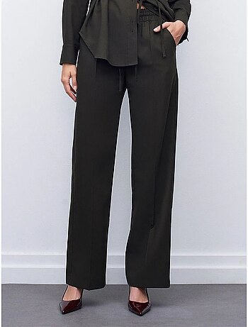 Pantalon large à enfiler dilvin