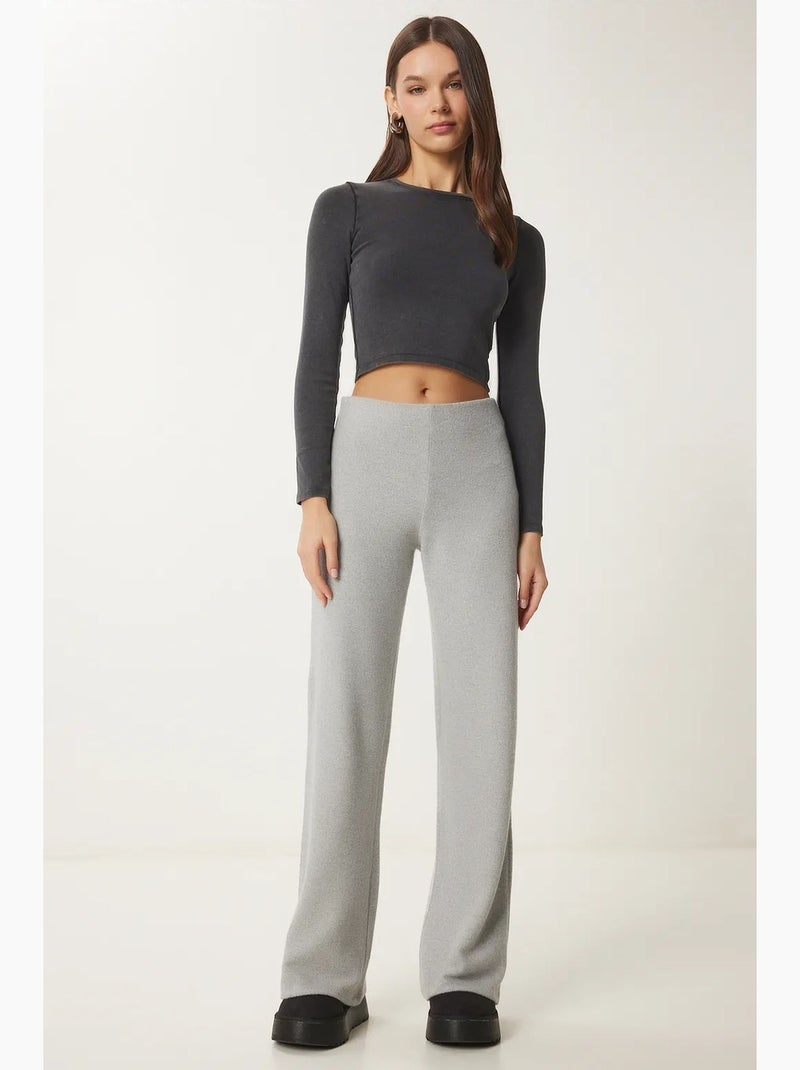 Pantalon large à enfiler istanbul Gris clair - Kiabi