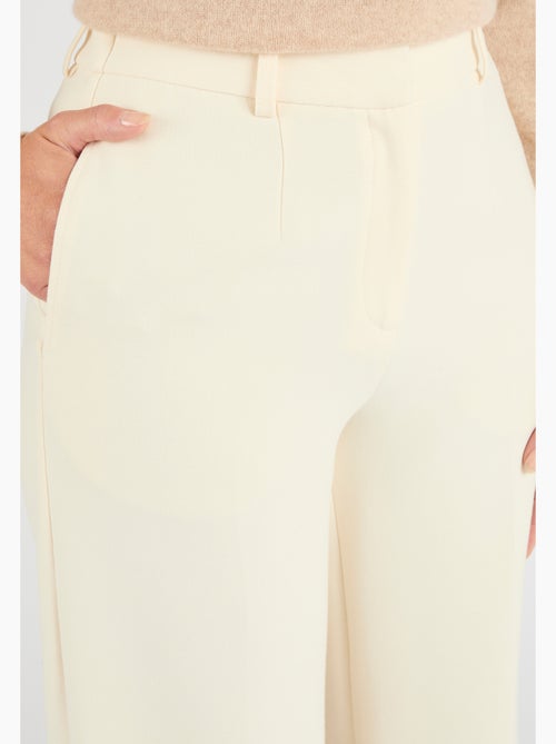 Pantalon large à pinces - Damart - Kiabi