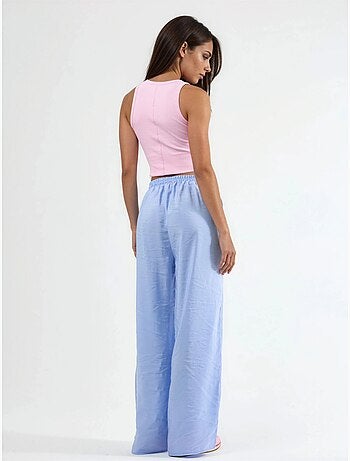 Pantalon large à pinces busem