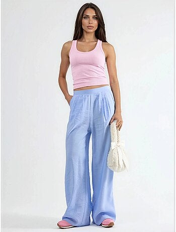 Pantalon large à pinces busem