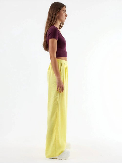 Pantalon large à pinces busem - Kiabi Pantalon large à pinces busem - Kiabi