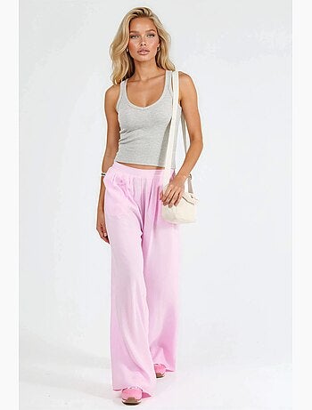 Pantalon large à pinces busem