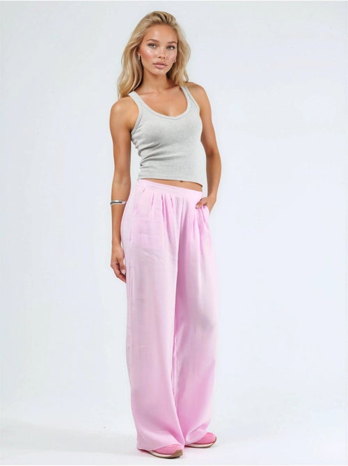 Pantalon large à pinces busem - Kiabi Pantalon large à pinces busem - Kiabi