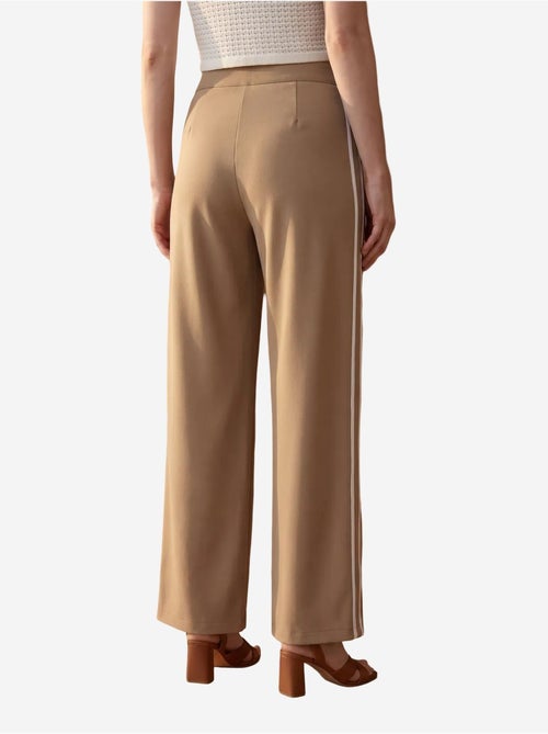 Pantalon large à pinces et taille haute my fashion - Kiabi Pantalon large à pinces et taille haute my fashion - Kiabi