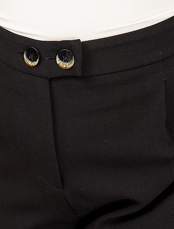 Pantalon large à revers - Kiabi