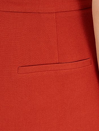 Pantalon large à revers - Kiabi