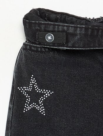 Pantalon large à strass
