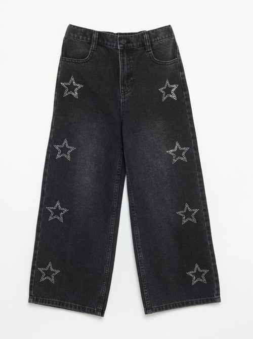 Pantalon large à strass - Kiabi Pantalon large à strass - Kiabi