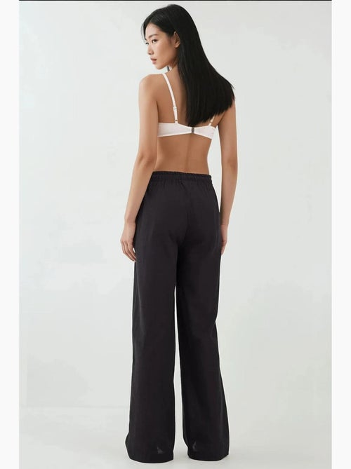 Pantalon large à taille élastique hiccup - Kiabi