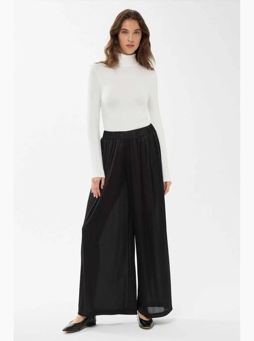 Pantalon large à taille élastique hiccup - Kiabi